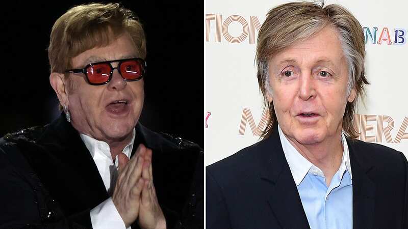 Paul McCartney and Elton John will team up to appear in sequel to Hollywood hit move (Image: Getty, PA)