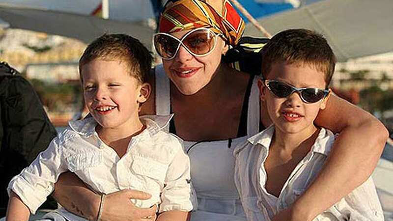 Jade Goody with her two sons