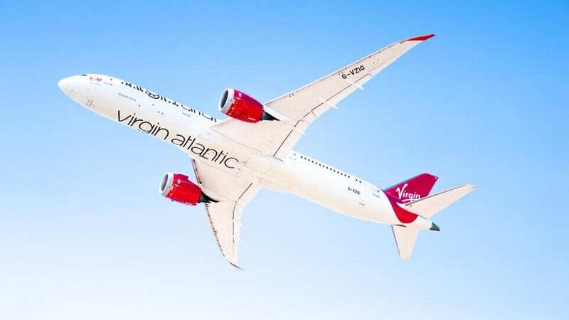 The Virgin Atlantic flight took off this morning (Image: Virgin)