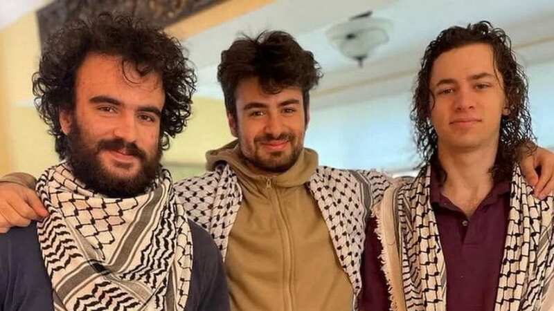 Hisham Awartani, Kinnan Abdalhamid and Tahseen Ahmed were shot in Burlington, Vermont, on Saturday night (Image: Family Handout)