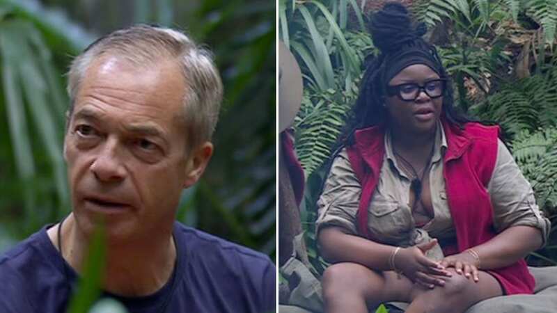 Nigel Farage and Nella Rose in 