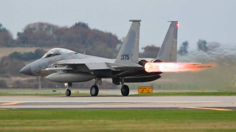 F-15 Strike Eagles can carry the B61 nuclear bomb (Image: NurPhoto via Getty Images)