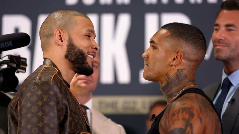 Chris Eubank Jr (left) and Conor Benn face off (Image: PA Wire)
