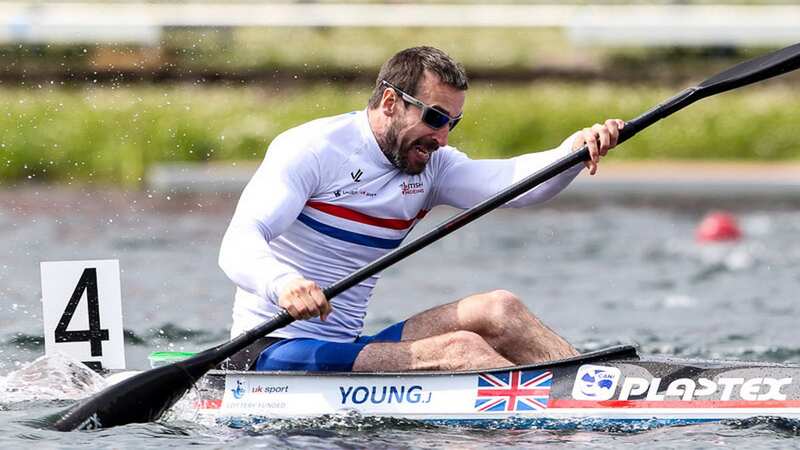 Young, 38, is targeting Paris 2024 as the ‘cherry on the top’ of a truly remarkable recovery (Image: canoephotography.com / Balint Vekassy (ICF))