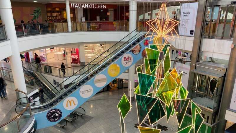 The artwork at the Churchill Square shopping centre in Brighton