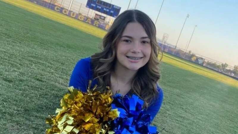 Hailey Stephens, an A grade student and keen cheerleader was shot in the head (Image: GoFundMe)