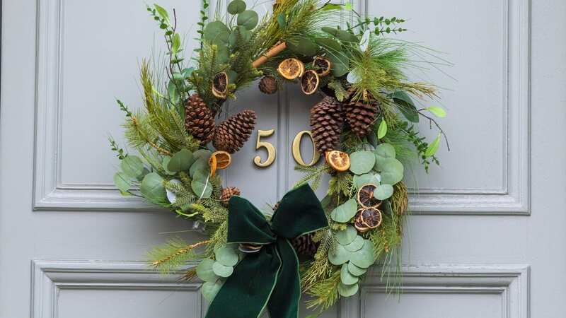 Wreaths and garlands are going out of fashion for millennials (Image: SWNS)