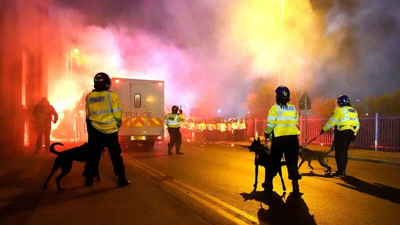 Legia Warsaw fans barred from Villa Park as officers injured in violent clashes