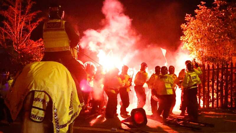 Police slam "disgusting, dangerous" Villa Park violence as officer hospitalised