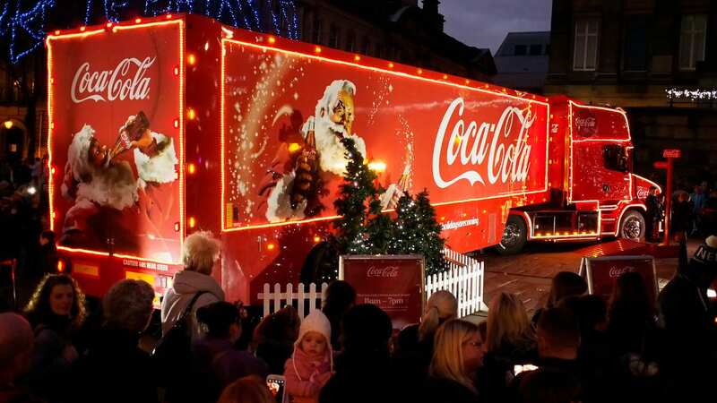The Coca-Cola truck is heading north (Image: Getty Images)