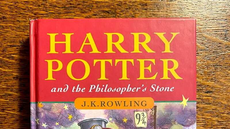 Hardback first edition of Harry Potter and the Philosopher’s Stone (Image: Hansons / SWNS)