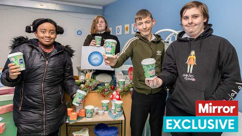 Children from Year 11 at St Nicholas Community Special School in Canterbury have opened a pop-up shop at South Quay Shed