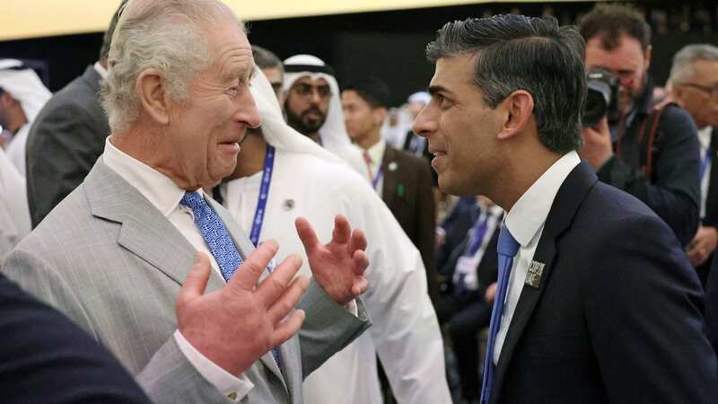 King Charles spoke with Rishi Sunak as they attended the opening ceremony of the World Climate Action Summit at Cop28 in Dubai (Image: PA)
