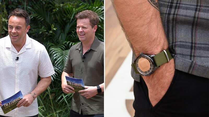 Ant McPartlin and Declan Donnelly cover up their watches during the trials (Image: ITV)