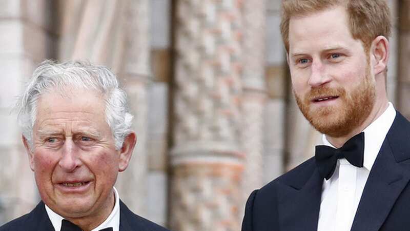 Prince Harry with King Charles (Image: Getty Images)