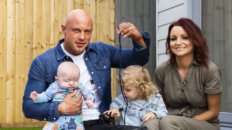 Dan Sparrow saved the lives of his wife Vicki and newborn baby son Kayden after an ­unexpected home birth (Image: SWNS)
