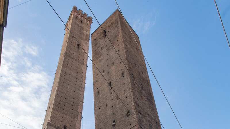 The Garsienda Tower was cordoned off two months ago when sensors detected changes in its tilt (Image: Getty Images)