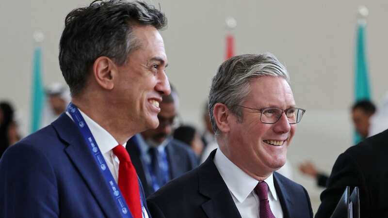 Ed Miliband and Keir Starmer have been attending the COP summit in Dubai (Image: PA)
