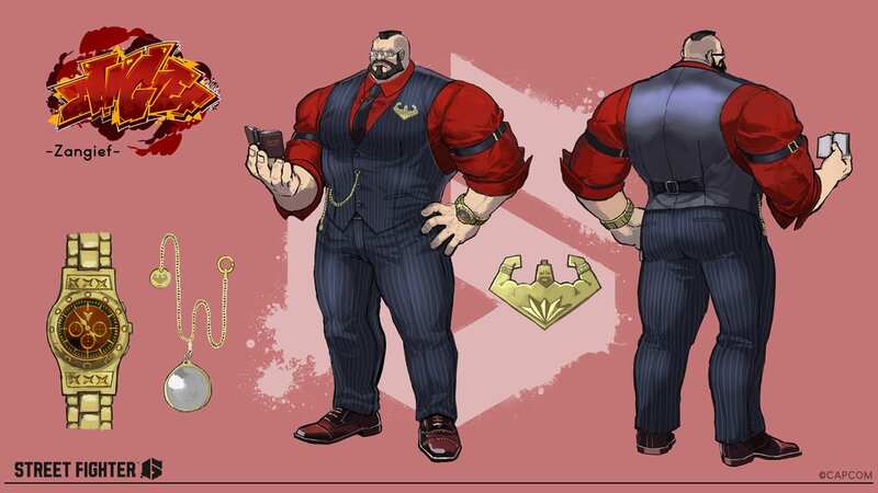 Zangief looks snazzy in his Outfit 3 DLC costume. It