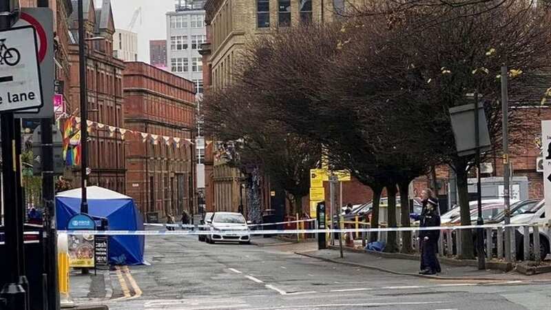 The scene in Manchester (Image: UGC/MEN)