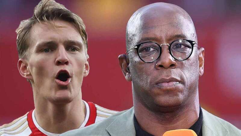 Martin Odegaard addresses Ian Wright