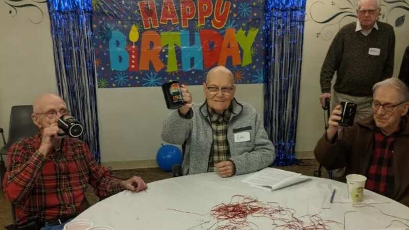 Larry, Lon and Gene celebrated their last birthday - 92 - together (Image: guinnessworldrecords)