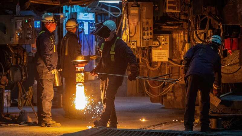 The steel industry is set to transition from coal-fired blast furnaces to electric arc systems, which need scrap steel (Image: AFP via Getty Images)
