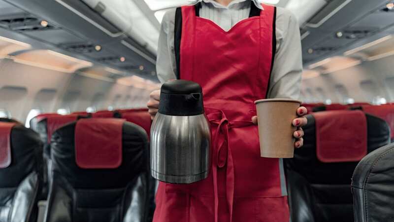 The flight attendant urged passengers to avoid hot drinks on planes (Image: Getty Images/iStockphoto)