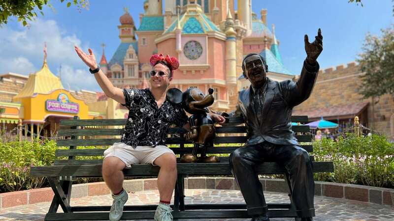 Ben Wooldridge has spent a fortune on his global adventure to all of the Disney parks (Image: Ben Wooldridge / SWNS)