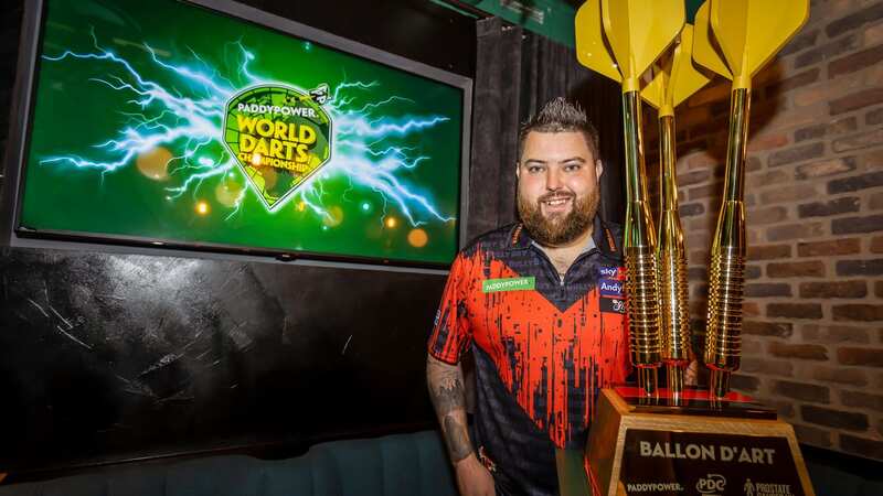 Michael Smith poses with Paddy Power