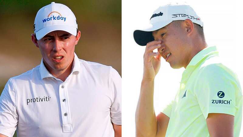 Collin Morikawa and his caddie were pulled up for a rule-break (Image: Getty Images)