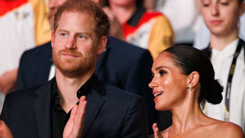 Prince Harry and Meghan had an awkward encounter with a pop star (Image: Getty Images)