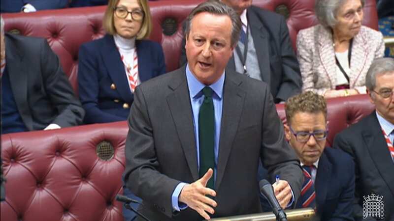 David Cameron returned to a parliamentary Despatch Box for the first time in more than six years (Image: PA)