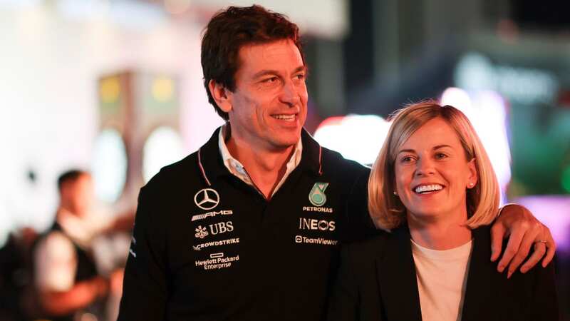 Mercedes team principal Toto Wolff with F1 Academy managing director Susie Wolff (Image: HOCH ZWEI/picture-alliance/dpa/AP Images)