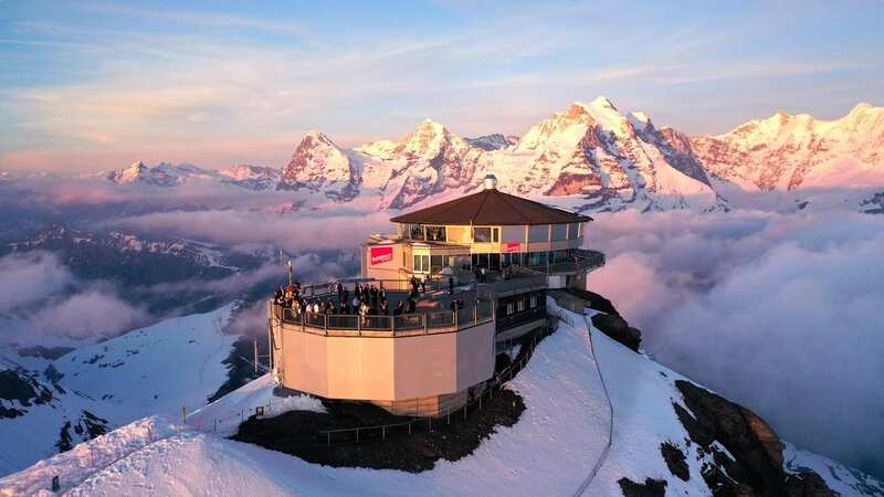 The disco is to take place up a Swiss mountain (Image: Detour Discotheque)