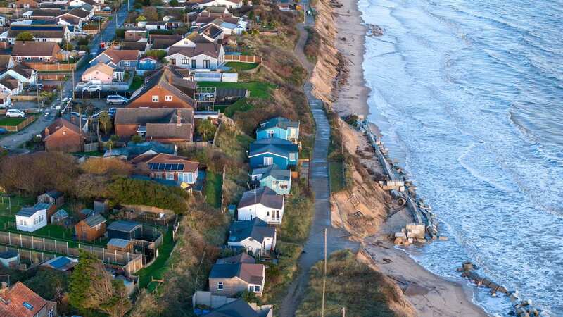 Hemsby residents on eroded coast preparing for demolition (Image: Terry Harris)