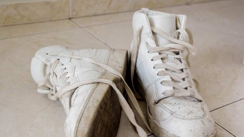A woman has shared her top tip for making dirty white trainers look brand new (stock photo) (Image: Getty Images)