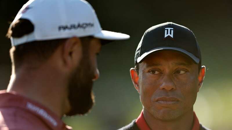 Tiger Woods took to social media as Jon Rahm