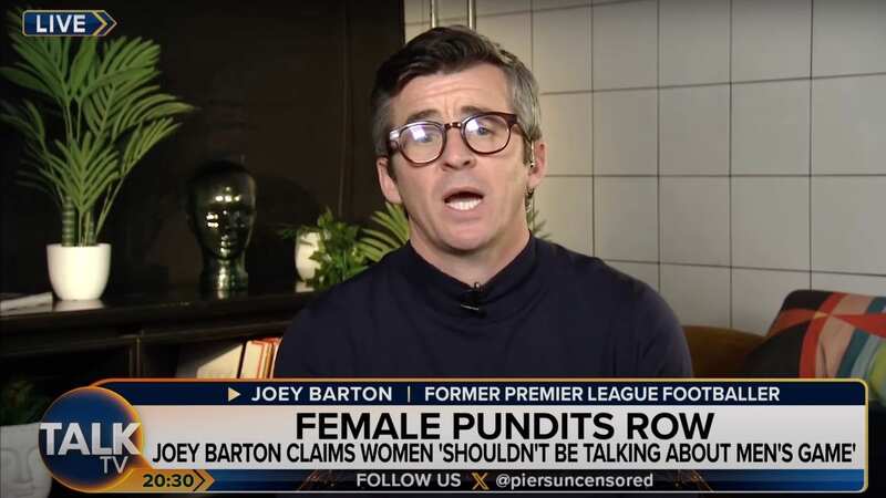 Joey Barton has come under fire (Image: TalkTV)