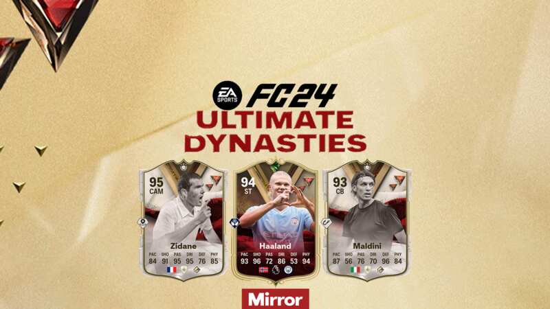 The EA FC 24 Ultimate Dynasties squad features some fantastic Icons (Image: EA SPORTS)