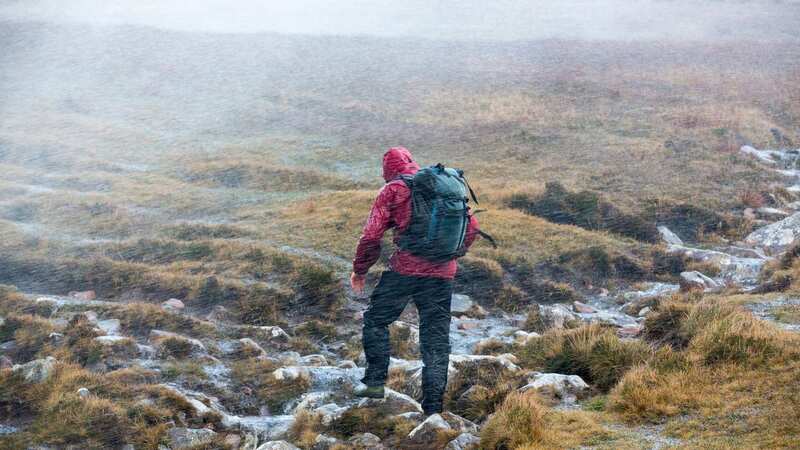 While hiking, you should ensure your clothes are windproof (Stock photo) (Image: Getty Images)