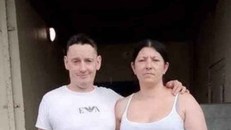 Louise Brown and Daren Devries were moved from a cockroach-riddled home to another nightmare property (Image: Collect)