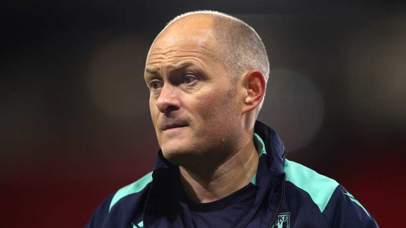 Stoke City manager Alex Neil at the full-time whistle during the Sky Bet Championship match at the bet365 Stadium, Stoke. Picture date: Saturday November 4, 2023. (Image: PA Wire/PA Images)