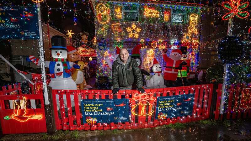 Paul Bibby has amassed visitors from far and wide to his Christmas house in Chelmsford (Image: No credit)