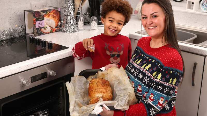 For Julie Connor and her son Curtis, aged 5, the perfect Christmas dinner isn