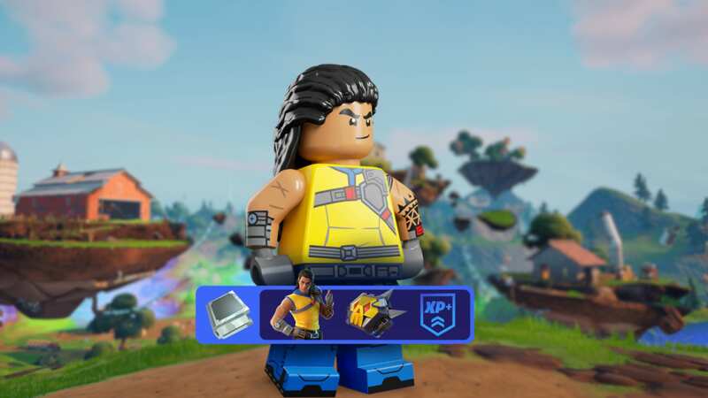 You can pick up the free Lego Fortnite Trailblazer Tai skin right now (Image: Epic Games)