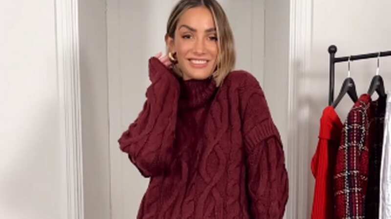 Frankie Bridge wearing River Island