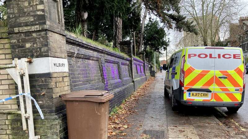 A police cordon in place at Wilbury House in Norwich Road, Ipswich (Image: Jude Holden / Ipswich Star/ SWNS)