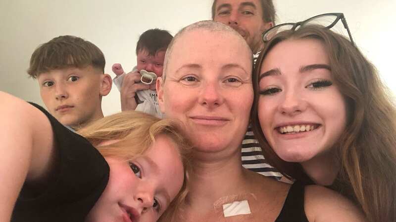 Louise Beevers with her family (Image: Louise Beevers)