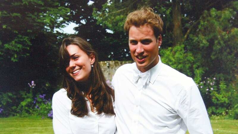 William and Kate on their graduation day at St Andrew